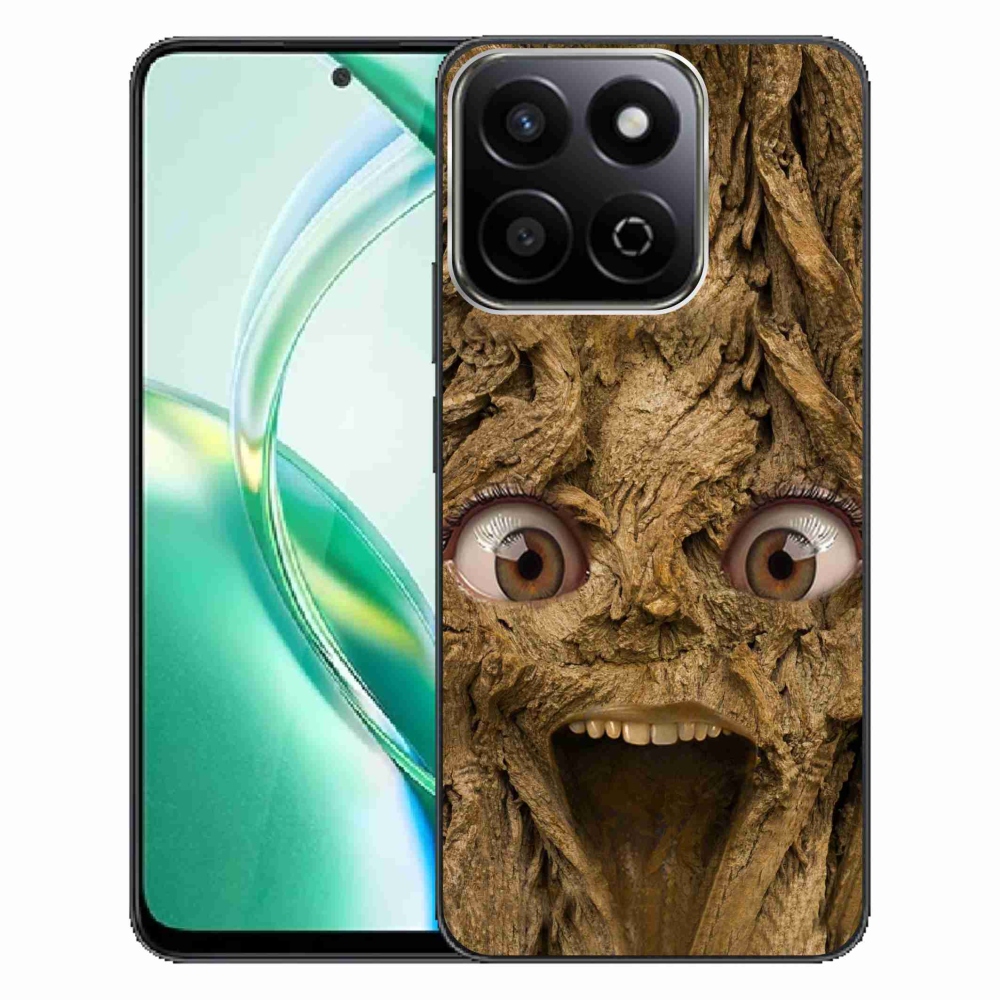 Gél borító mmCase a Honor 200 Smart 5G számára - boldog fa szemekkel