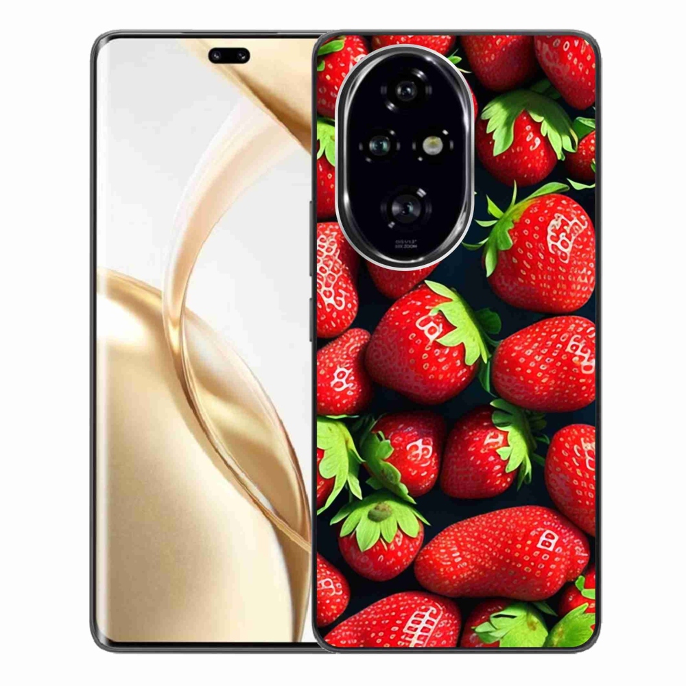 Zselés borítás mmCase a Honor 200 Pro 5G készülékhez - eper