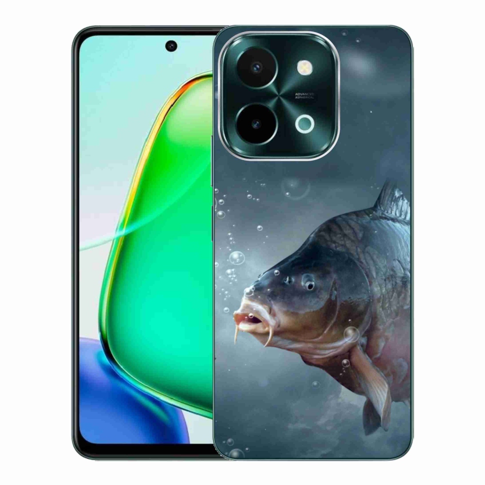 Zselés borítás mmCase a Vivo Y28-hoz - ponty és buborékok