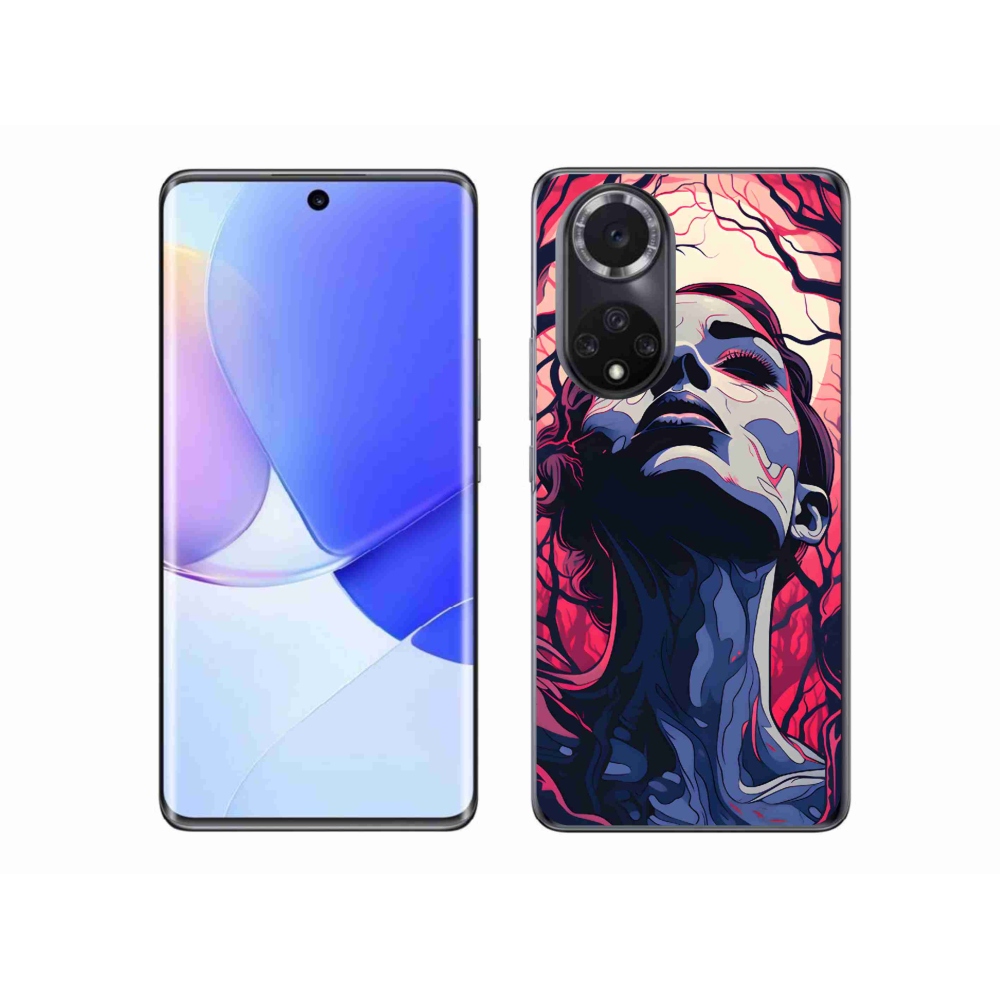 Gél borítás mmCase a Huawei Nova 9-en - absztrakt arc