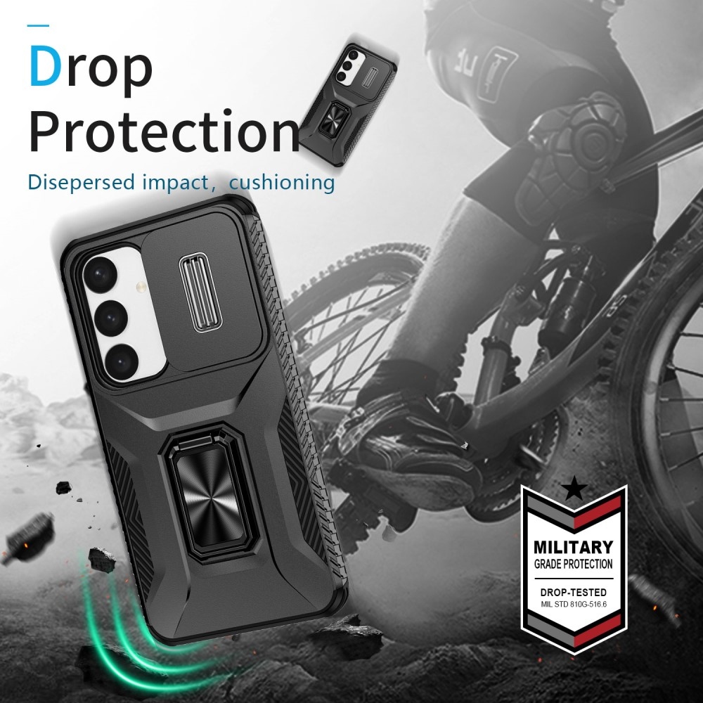 Csúszásálló borító Samsung Galaxy S24+/S25+ készülékhez - fekete