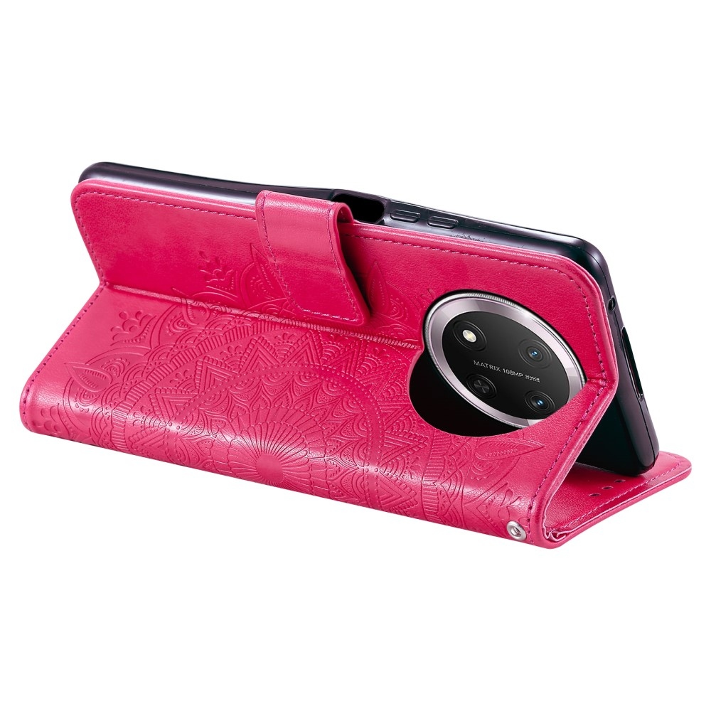 Mandala könyv tok a Honor Magic 7 Lite 5G számára - rózsaszínű