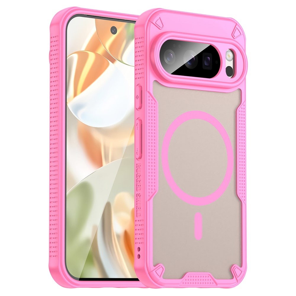 Froste tartós védőburkolat MagSafe-val a Google Pixel 10 Pro-ra - rózsaszín