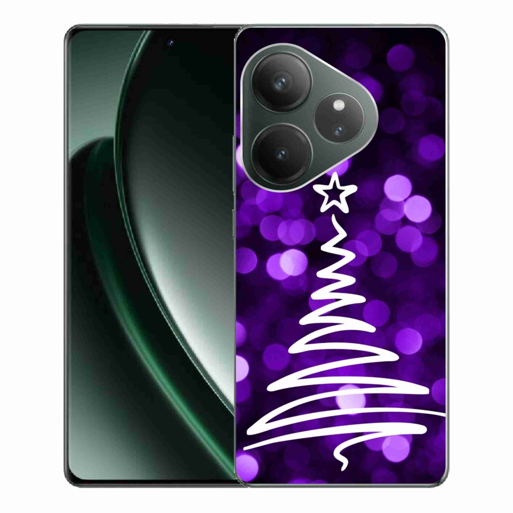 Gél borítás mmCase a Realme GT 6 5G/GT 6T 5G számára - fa