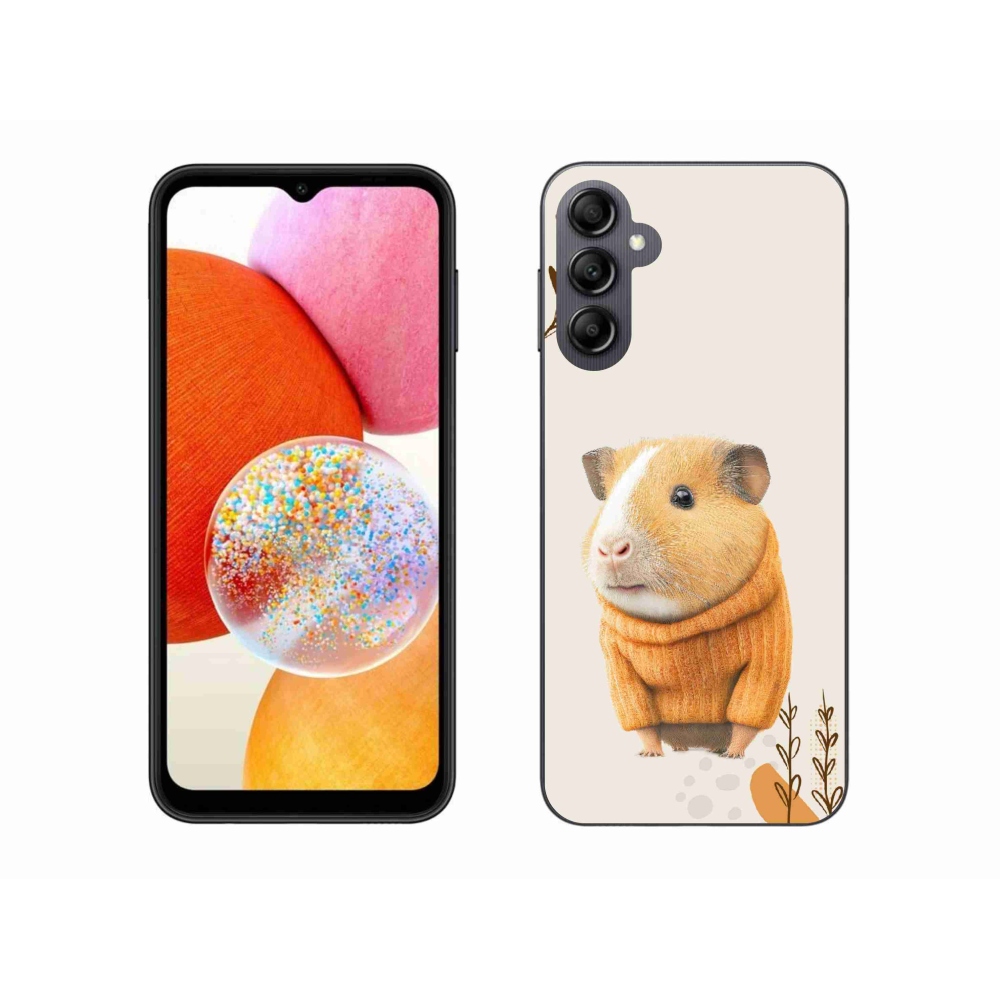 Zselés borítás mmCase Samsung Galaxy A14 4G/5G - tengerimalac pulóverben