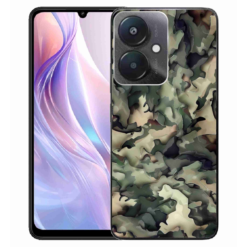 Gél borítás mmCase a Xiaomi Redmi 13C 5G-hez - álcázó minta 9