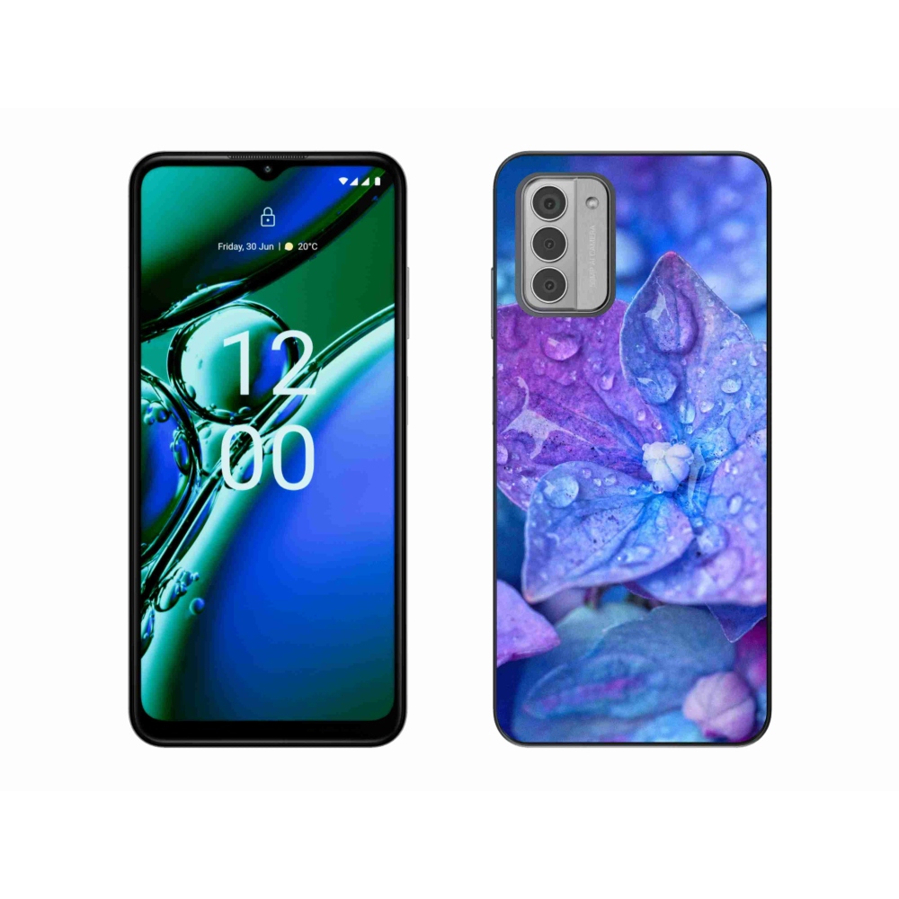 Zselés tok mmCase a Nokia G42 készülékhez - lila virág
