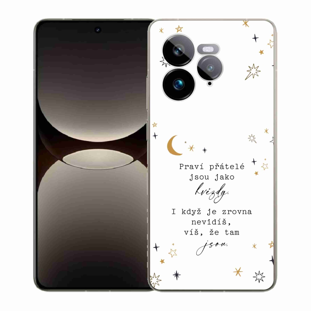 Gél borítás mmCase a Realme GT 7 Pro 5G-n - Idézet 6 fehér háttér