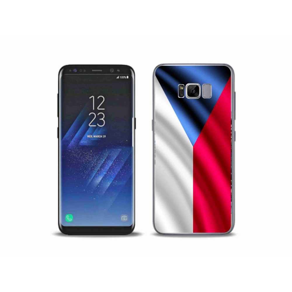 Gél védőhuzat mmCase Samsung Galaxy S8 Plus - cseh zászlóhoz
