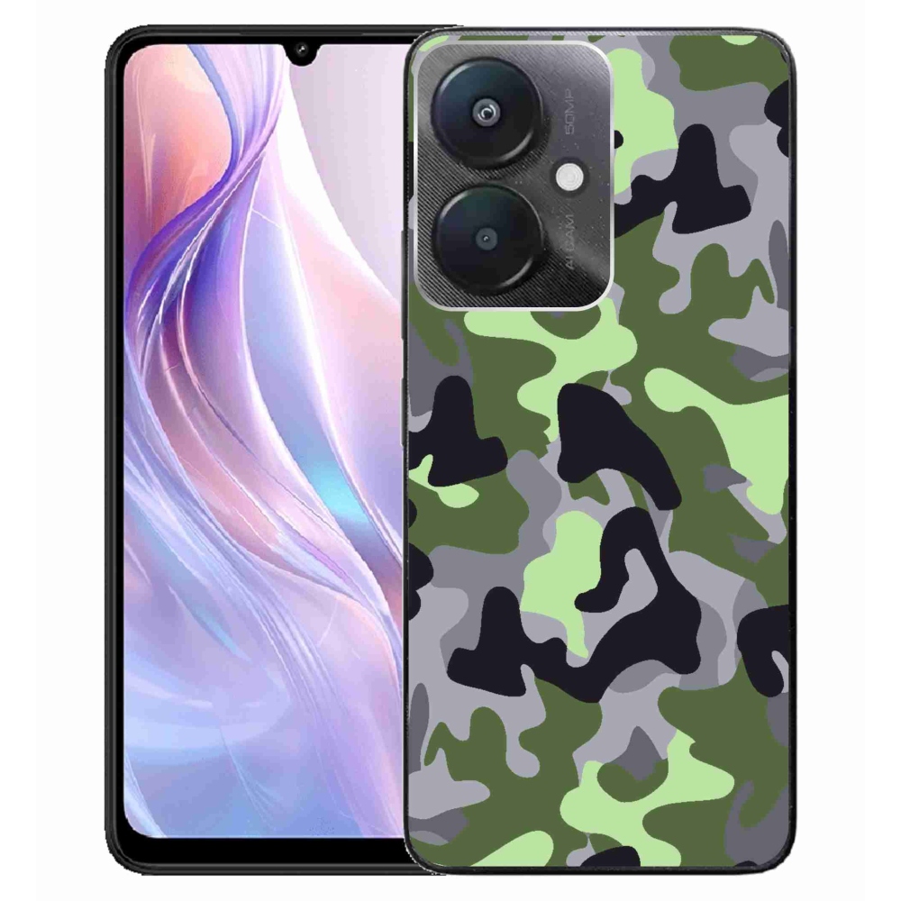 Gél borítás mmCase a Xiaomi Redmi 13C 5G-hez - álcázó minta 7