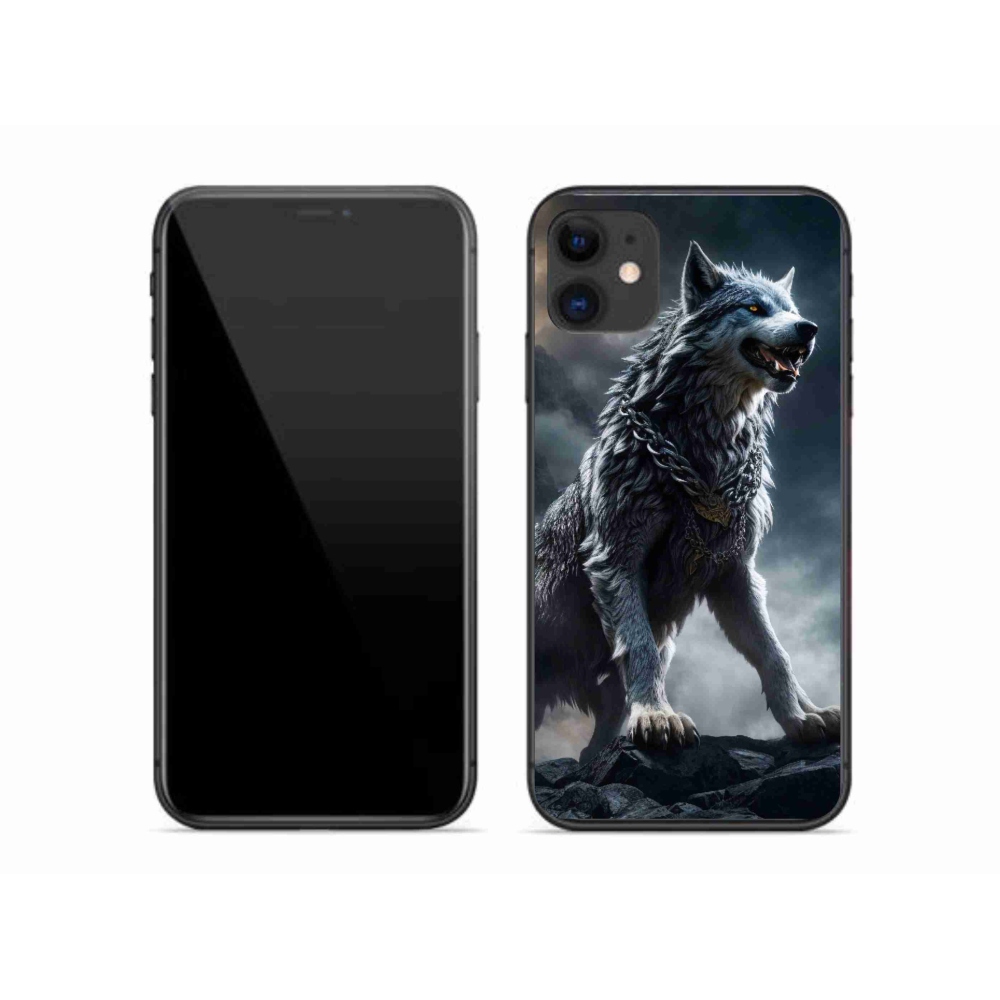 Zselés borítás mmCase iPhone 11 készülékhez - farkas 1