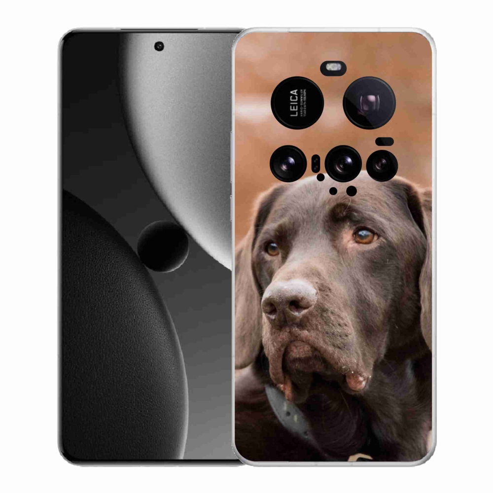 Gél borítás mmCase a Xiaomi 15 Ultra készülékhez - barna labrador