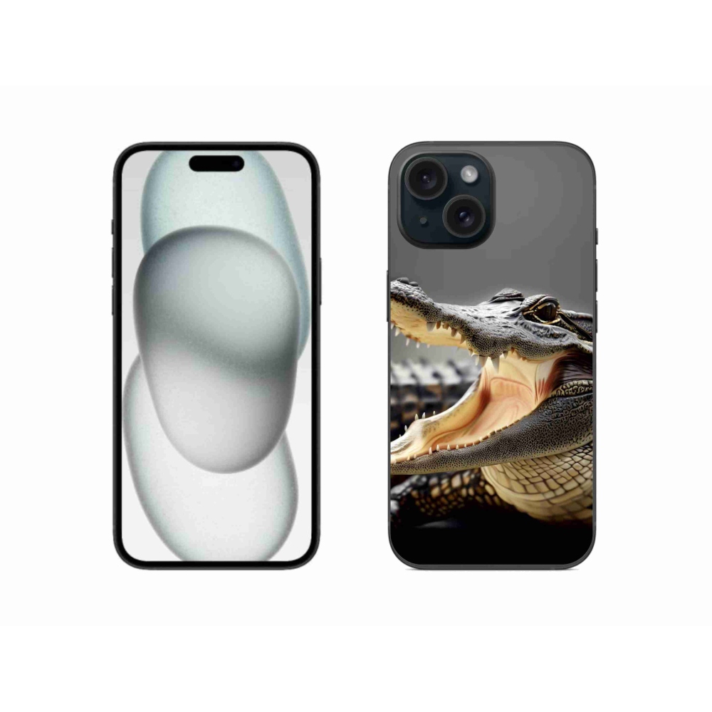 Zselés borítás mmCase iPhone 15 készülékhez - krokodil