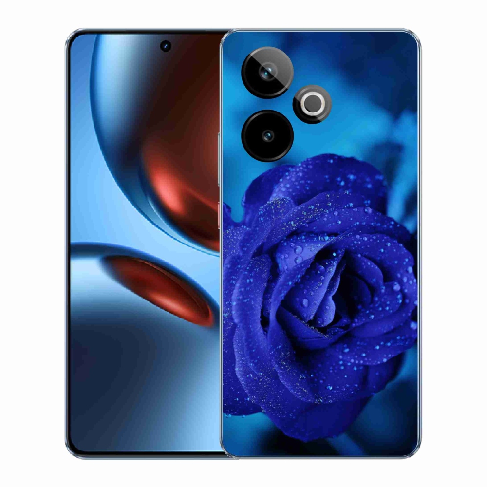 Gél borítás mmCase a Realme GT 7 5G/GT 7T 5G készülékhez - kék rózsa