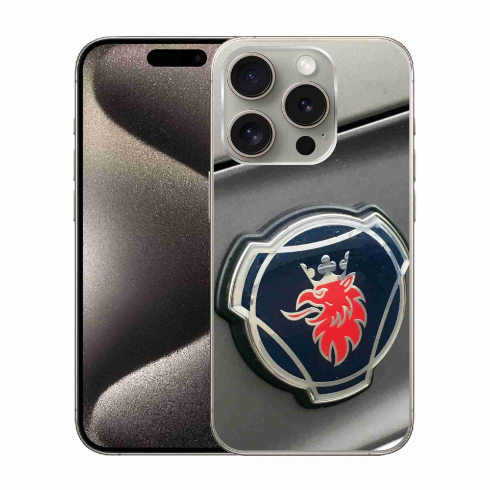Gél védőburkolat mmCase iPhone 15 Pro készülékhez - Emblem 2