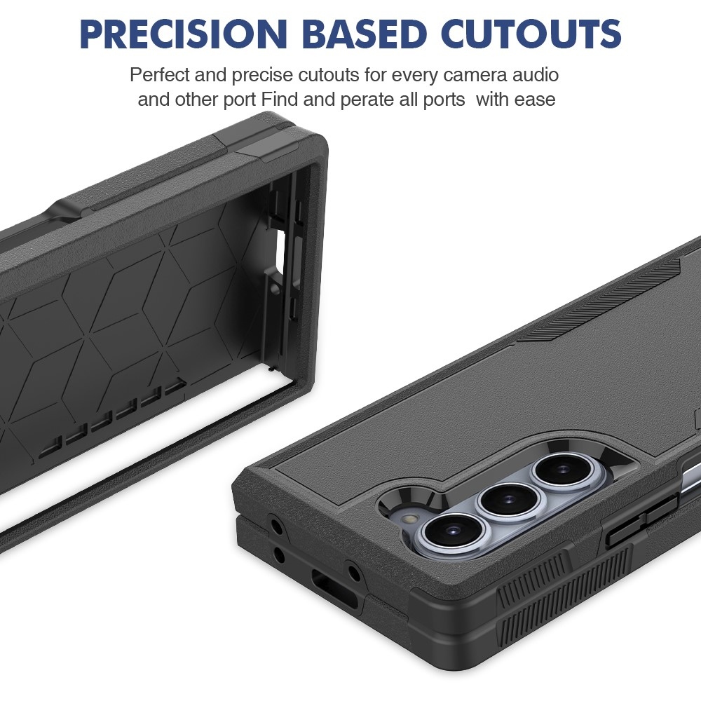 Műanyag tok Samsung Galaxy Z Fold6 5G tokhoz - fekete