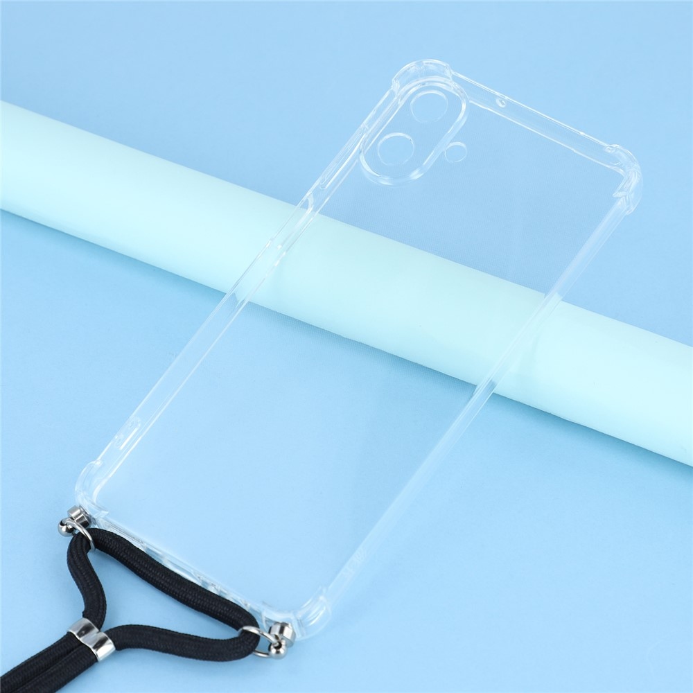Átlátszó zselés tok húzózsinórral Samsung Galaxy A07 4G-hez