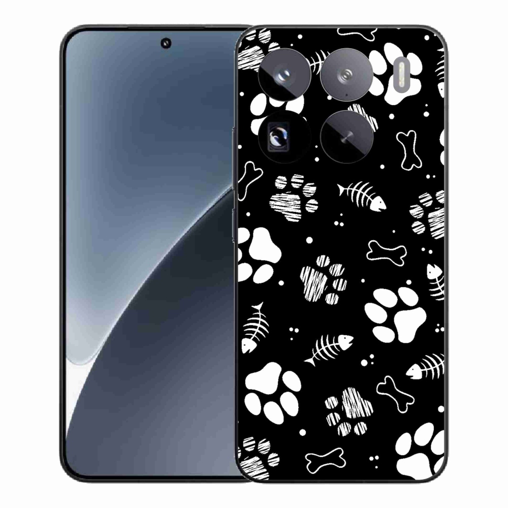 Gél borítás mmCase a Xiaomi 15 Pro számára - kutyamancsok