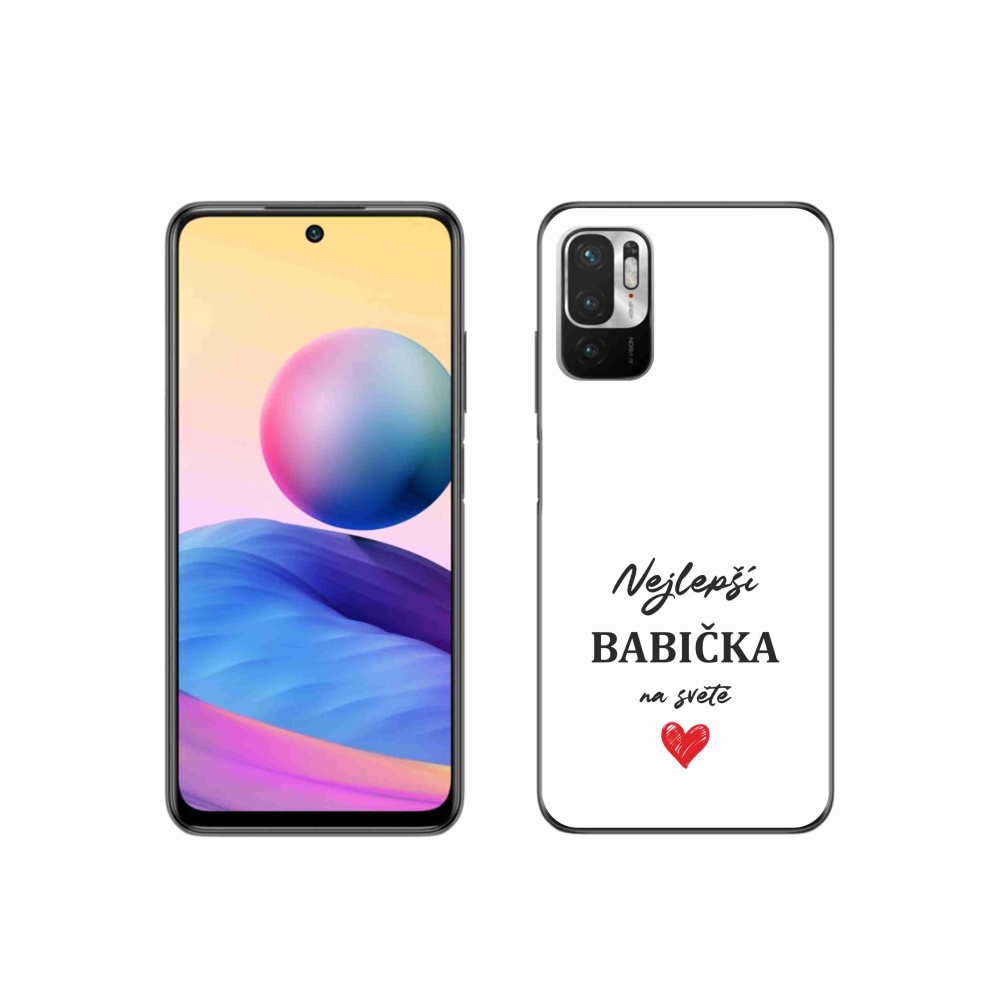 Gél borítás mmCase a Xiaomi Poco M3 Pro/5G számára - legjobb nagymama 1 fehér háttér