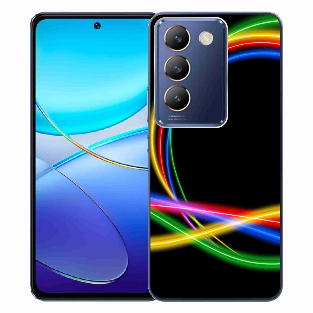 Gél tok mmCase a Vivo V40 SE 4G/5G készülékhez - neon karikák