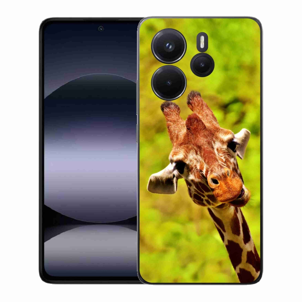 Gél borítás mmCase a Xiaomi Redmi Note 14-hez - zsiráf