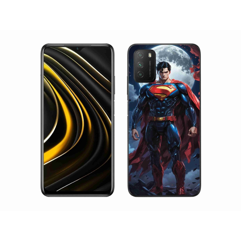Gél borítás mmCase a Xiaomi Poco M3-hoz - superman