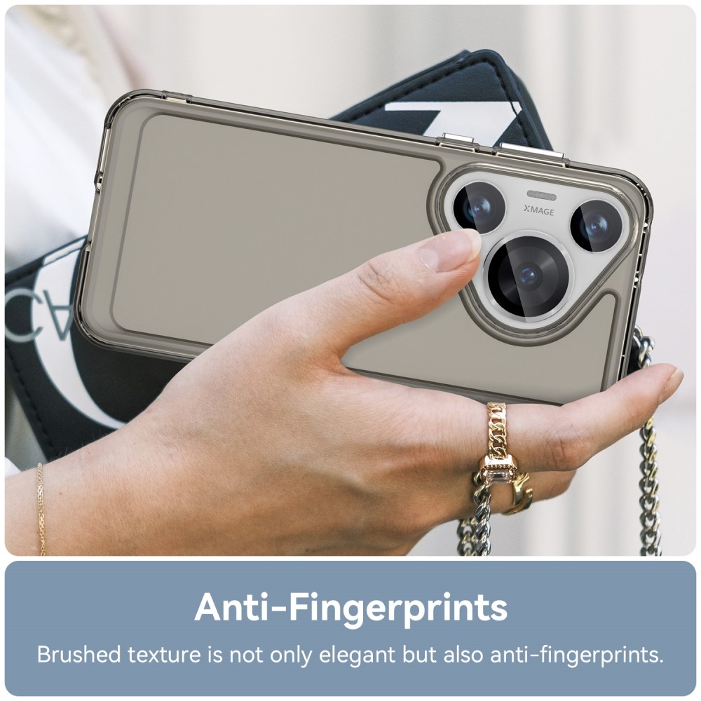 Candy gél tok a Huawei Pura 70 Pro készülékhez - szürke