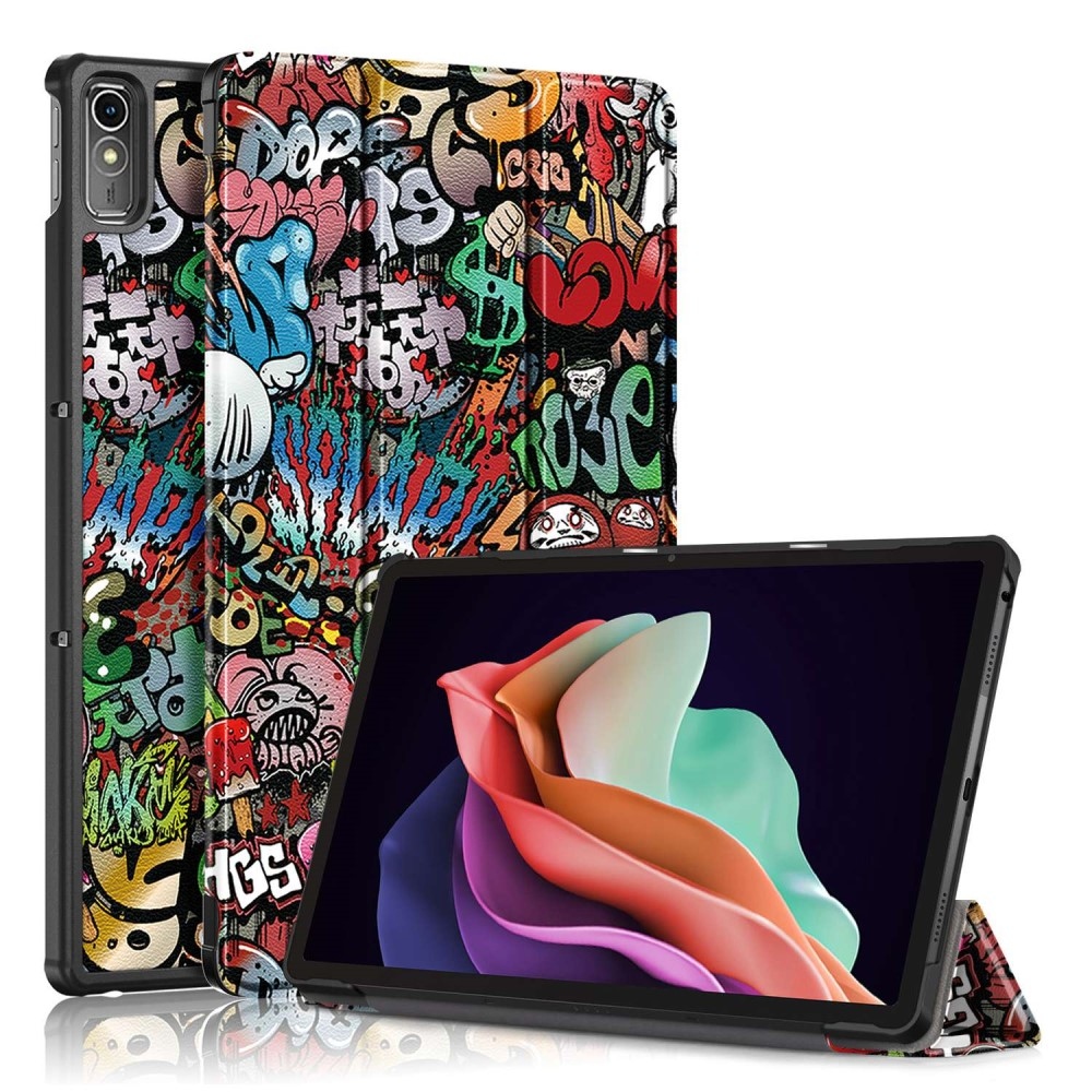 Patte intelligens záró tok Lenovo Tab P11 (2. Gen) - graffiti