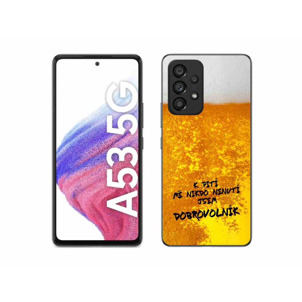 Gél borítás mmCase Samsung Galaxy A53 5G - sör motívum 4