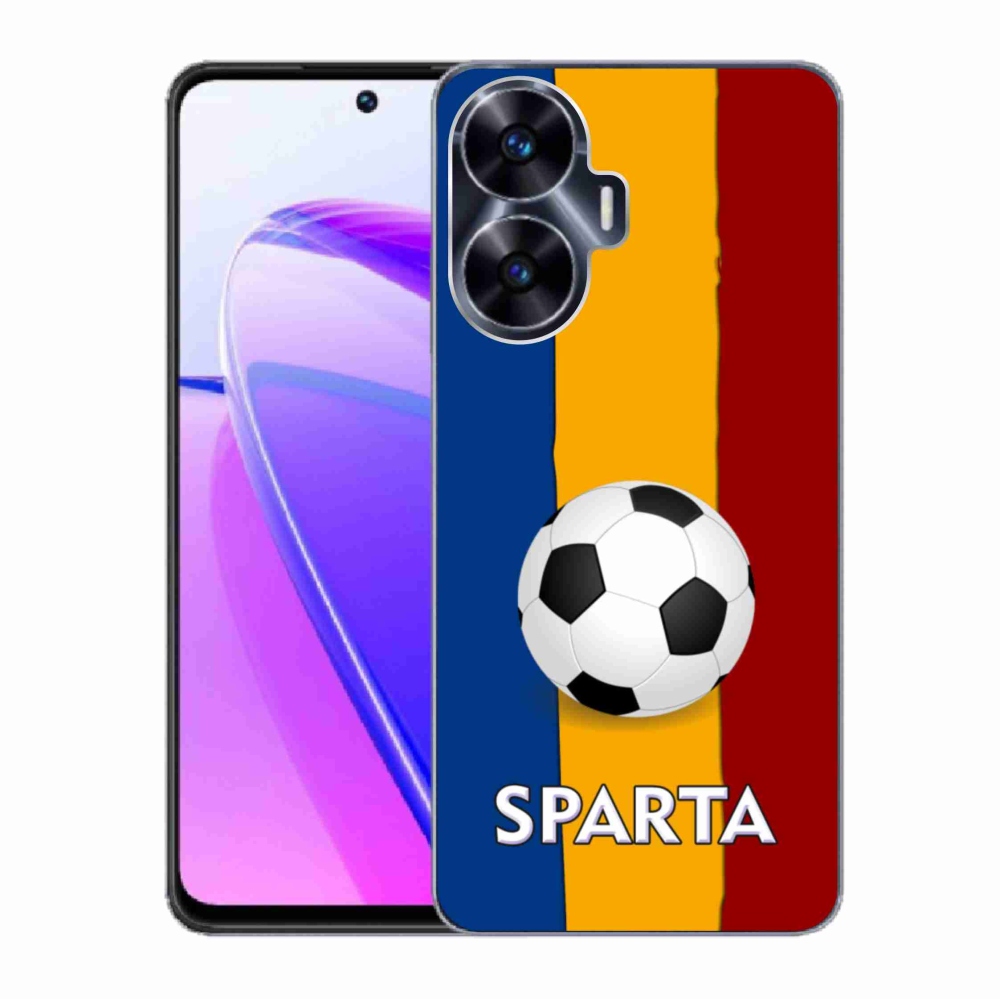 Zselés borítás mmCase a Realme C55 készülékhez - futball 1