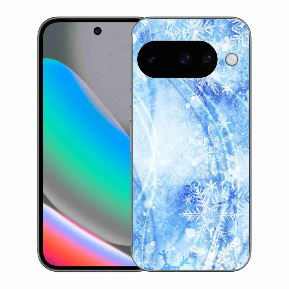 Gél borítás mmCase a Google Pixel 10 számára - hópelyhek