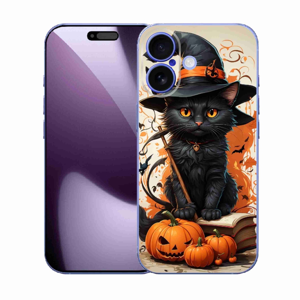 Zselés borítás mmCase iPhone 17 készülékhez - cat wizard