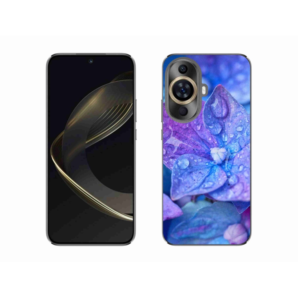 Gél borító mmCase a Huawei Nova 11-hez - lila virág