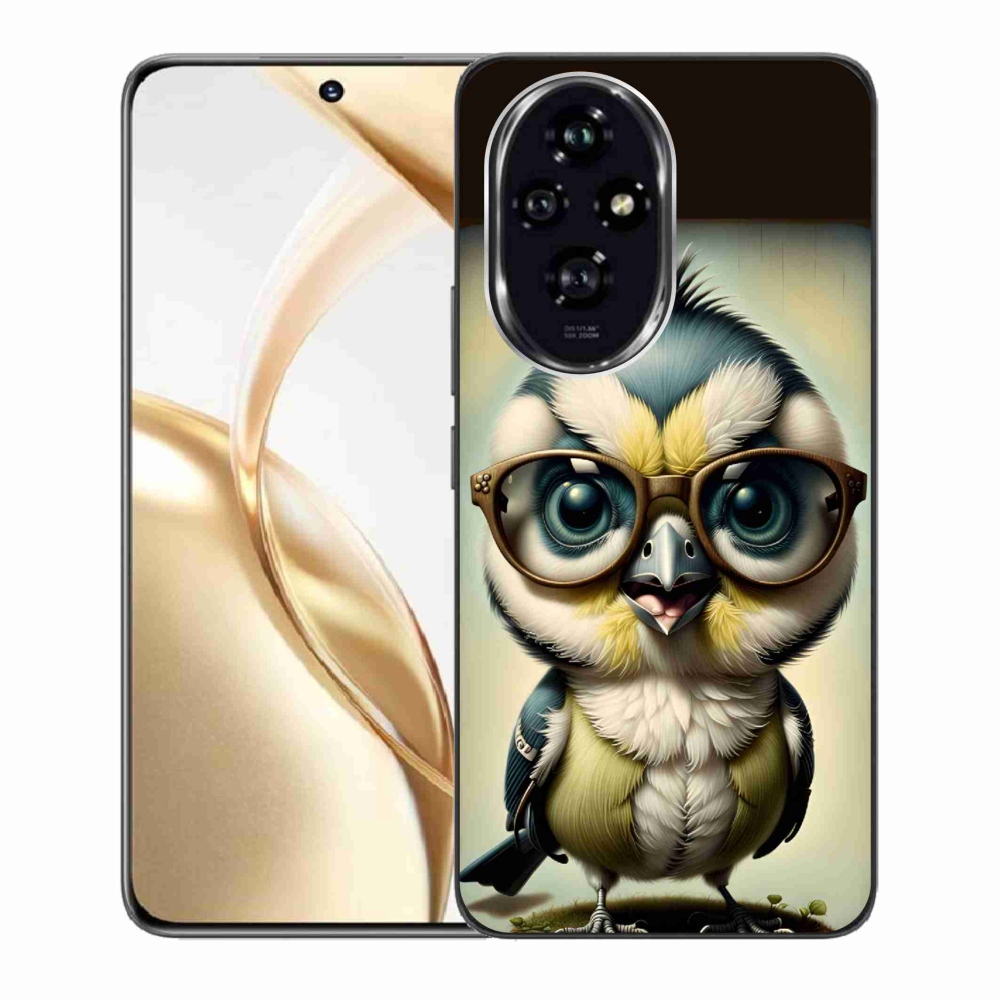 Zselés borítás mmCase a Honor 200 5G készülékhez - cub szemüveggel