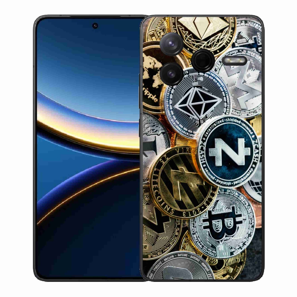 Gél borítás mmCase a Xiaomi Poco F7 Pro számára - kriptovaluták