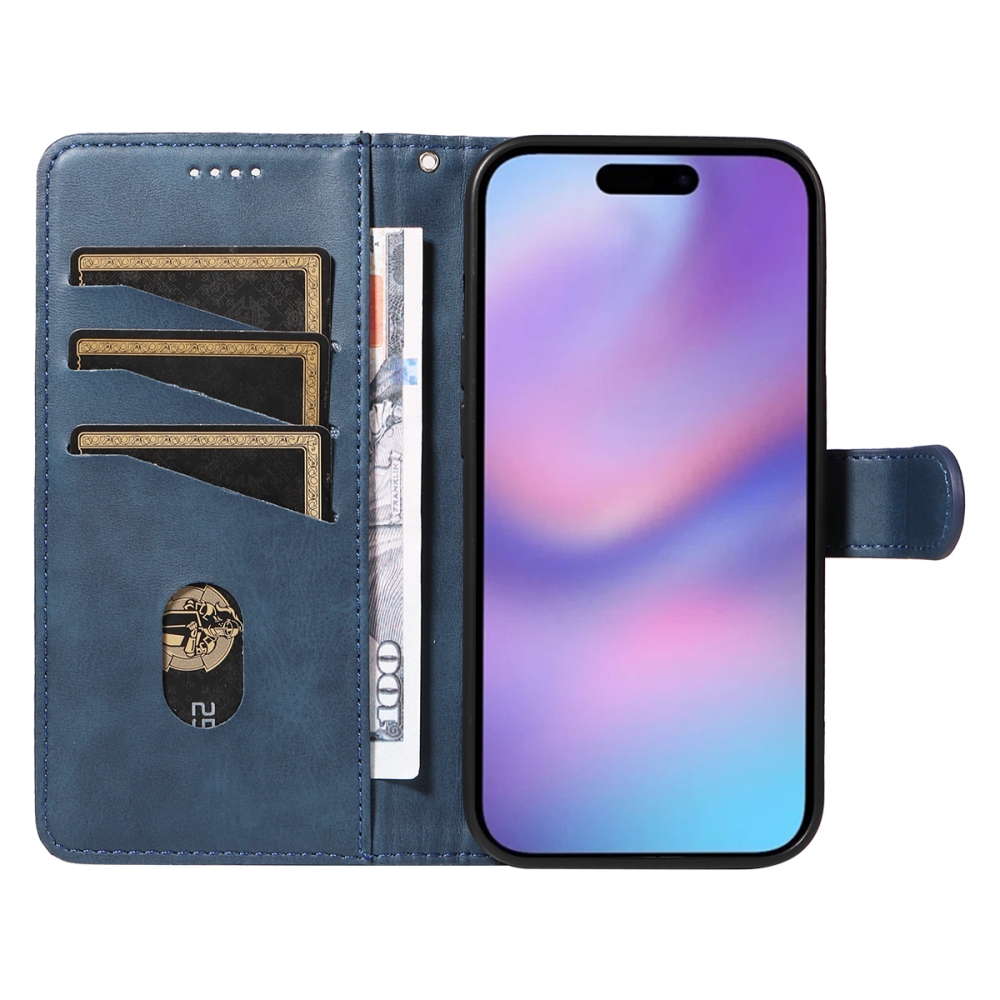 Póló alakú könyvtáska iPhone 17 készülékhez - kék