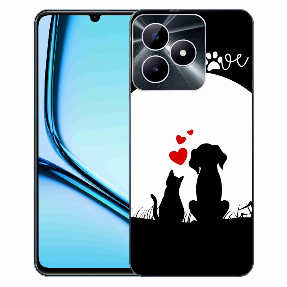 Gél tok mmCase a Realme Note 50 készülékhez - állatszerelem