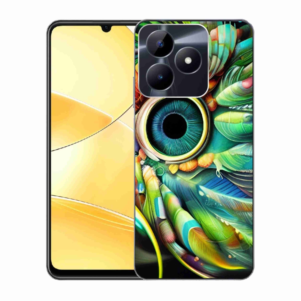 Zselés borító mmCase a Realme C51/C53 készülékhez - absztrakt motívum 18