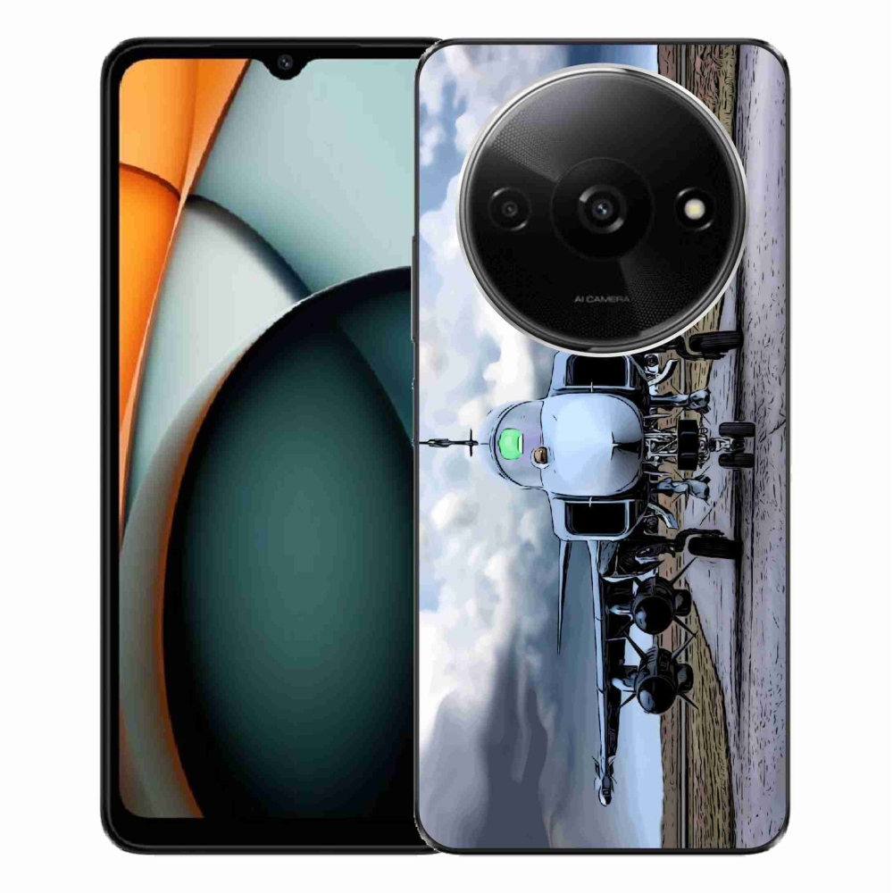 Gél borítás mmCase a Xiaomi Redmi A3-hoz - katonai repülőgépek