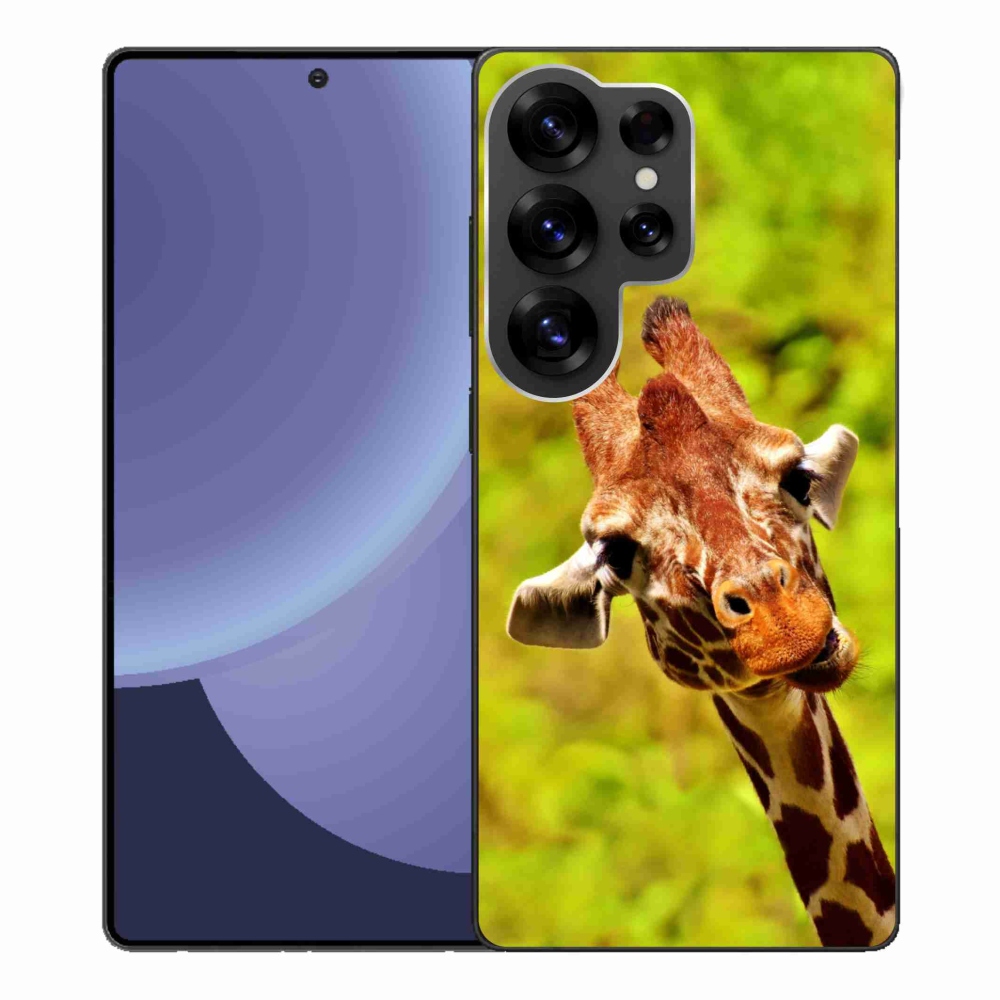 Gél védőhuzat mmCase Samsung Galaxy S25 Ultra készülékhez - zsiráf