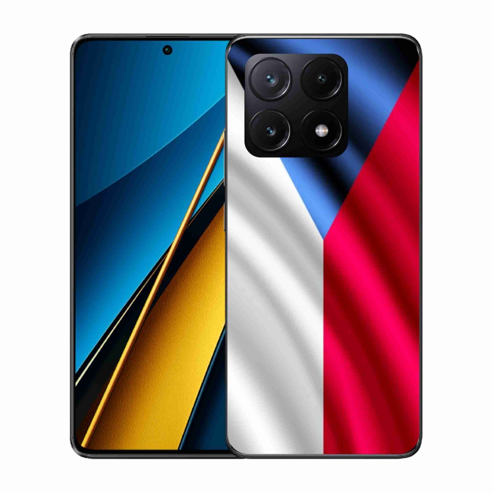 Gél borítás mmCase a Xiaomi Poco X6 Pro 5G számára - cseh zászló