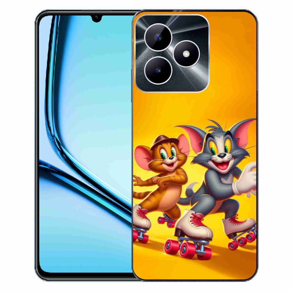 Zselés borítás mmCase a Realme Note 50 készülékhez - tom a jerry