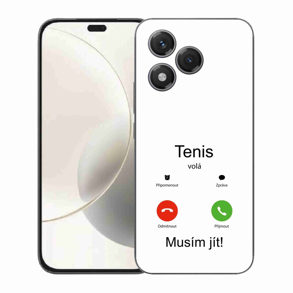 Gél borítás mmCase a Honor 400 Lite-hoz - teniszhívások fehér háttérrel