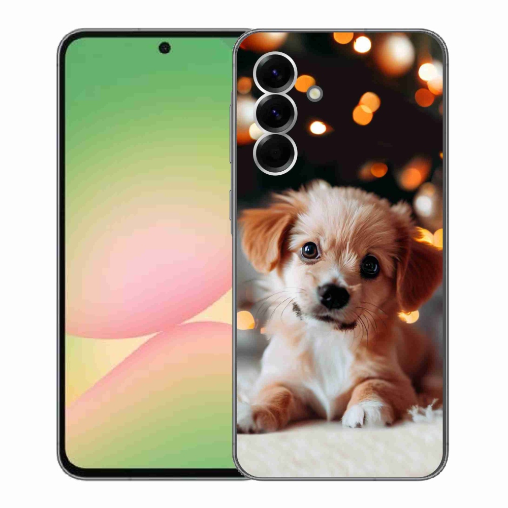 Zselés borítás mmCase Samsung Galaxy A56 5G - kölyökkutyakékhez