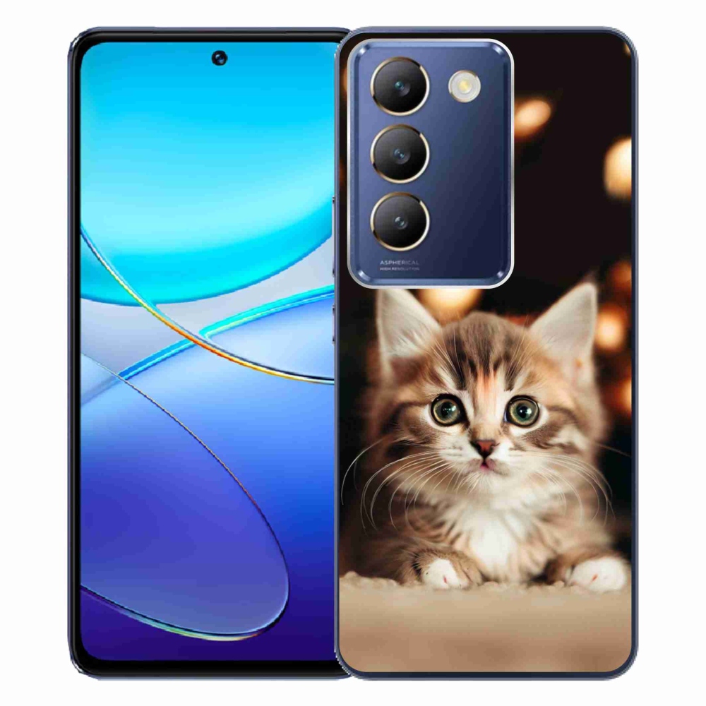 Gél borítás mmCase a Vivo V40 SE 4G/5G készülékhez - aranyos cica 2