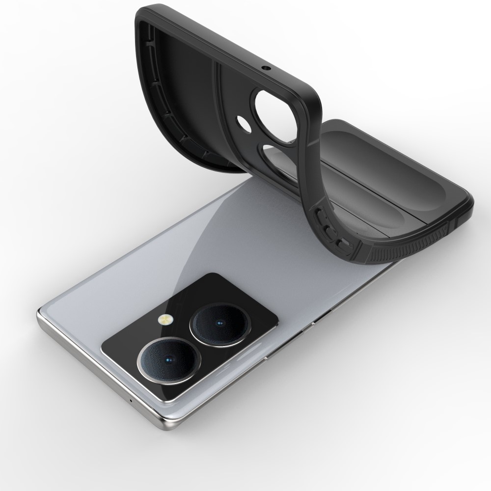 Rugg tartós zselés tok a Vivo V29 Lite 5G-hez - fekete