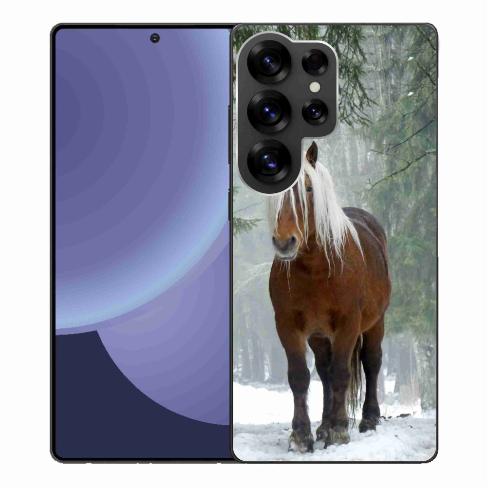 Zselés borítás mmCase Samsung Galaxy S25 Ultra - ló az erdőben