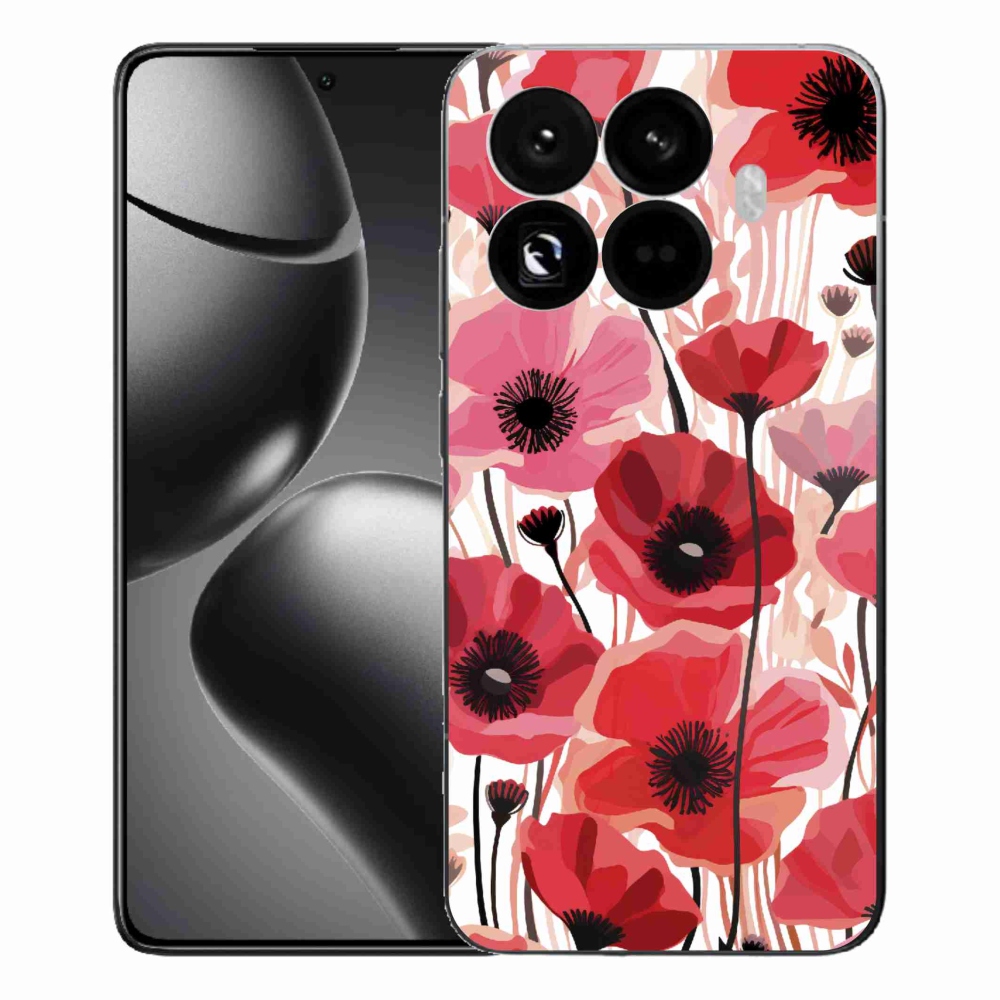 Gél borítás mmCase a Xiaomi 15T Pro számára - mákos 1