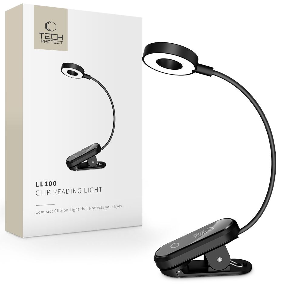 Tech-Protect LL100 LED olvasólámpa csiptetővel