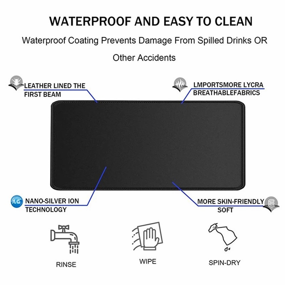 Nagy egérpad 300 × 600 mm absztrakt mintával